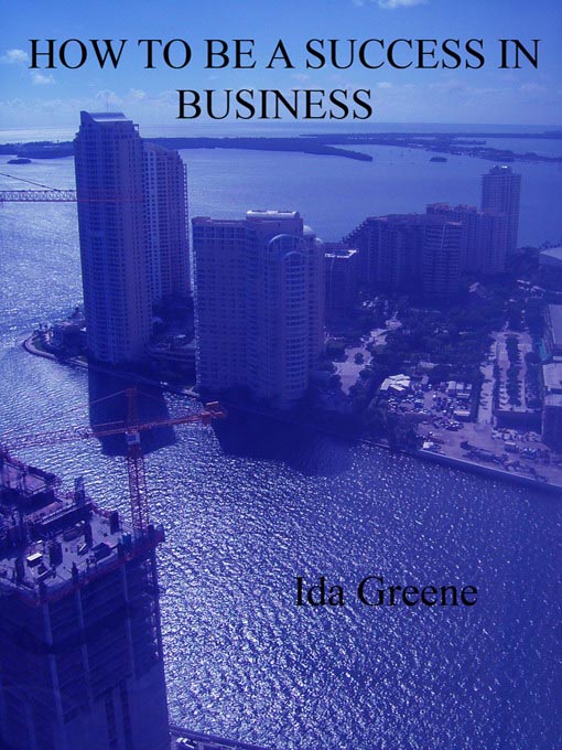 Cover image for How to be a Success in Business